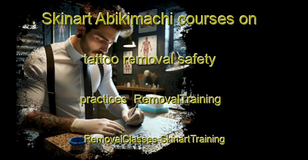 Skinart Abikimachi courses on tattoo removal safety practices | #RemovalTraining #RemovalClasses #SkinartTraining-Japan