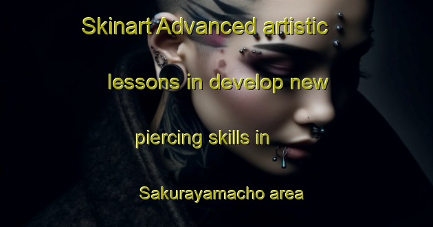 Skinart Advanced artistic lessons in develop new piercing skills in Sakurayamacho area | PiercingTraining | PiercingClasses | SkinartTraining-Japan