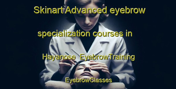 Skinart Advanced eyebrow specialization courses in Hayanose | EyebrowTraining | EyebrowClasses | SkinartTraining-Japan