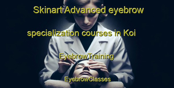 Skinart Advanced eyebrow specialization courses in Koi | EyebrowTraining | EyebrowClasses | SkinartTraining-Japan