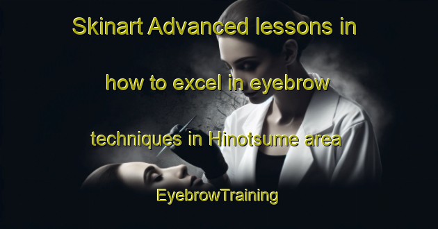 Skinart Advanced lessons in how to excel in eyebrow techniques in Hinotsume area | EyebrowTraining | EyebrowClasses | SkinartTraining-Japan