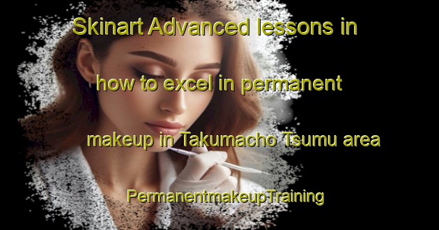 Skinart Advanced lessons in how to excel in permanent makeup in Takumacho Tsumu area | PermanentmakeupTraining | PermanentmakeupClasses | SkinartTraining-Japan