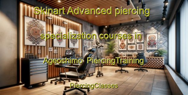 Skinart Advanced piercing specialization courses in Ageoshimo | #PiercingTraining #PiercingClasses #SkinartTraining-Japan