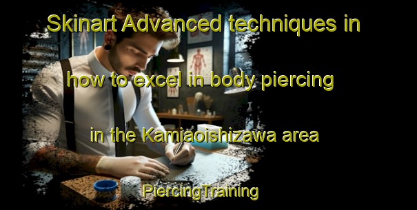 Skinart Advanced techniques in how to excel in body piercing in the Kamiaoishizawa area | PiercingTraining | PiercingClasses | SkinartTraining-Japan