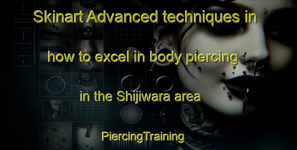 Skinart Advanced techniques in how to excel in body piercing in the Shijiwara area | PiercingTraining | PiercingClasses | SkinartTraining-Japan