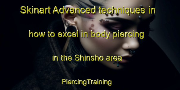 Skinart Advanced techniques in how to excel in body piercing in the Shinsho area | PiercingTraining | PiercingClasses | SkinartTraining-Japan