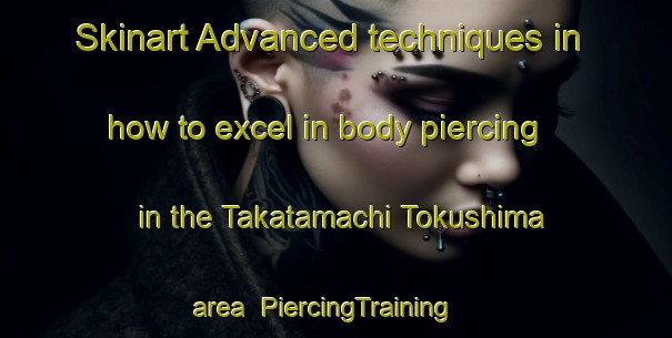 Skinart Advanced techniques in how to excel in body piercing in the Takatamachi Tokushima area | PiercingTraining | PiercingClasses | SkinartTraining-Japan