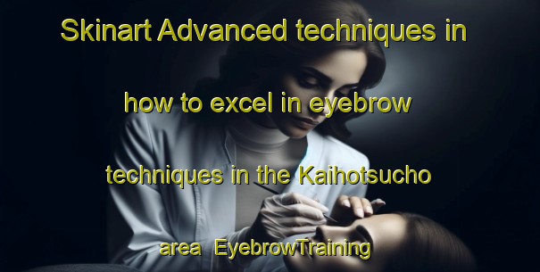 Skinart Advanced techniques in how to excel in eyebrow techniques in the Kaihotsucho area | EyebrowTraining | EyebrowClasses | SkinartTraining-Japan