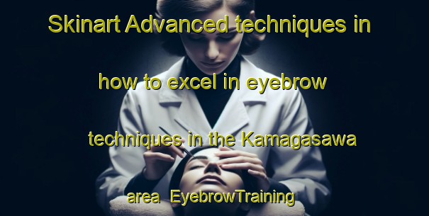 Skinart Advanced techniques in how to excel in eyebrow techniques in the Kamagasawa area | EyebrowTraining | EyebrowClasses | SkinartTraining-Japan