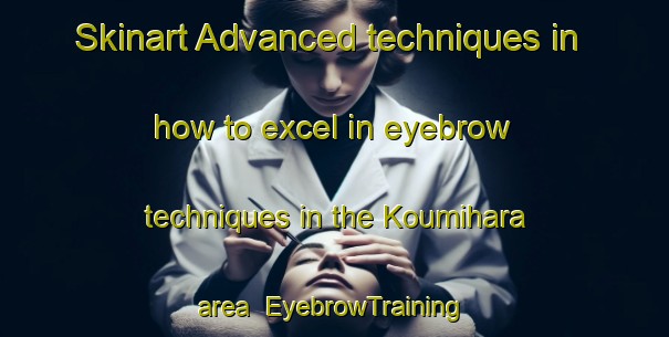 Skinart Advanced techniques in how to excel in eyebrow techniques in the Koumihara area | EyebrowTraining | EyebrowClasses | SkinartTraining-Japan
