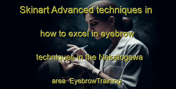 Skinart Advanced techniques in how to excel in eyebrow techniques in the Nakatogawa area | EyebrowTraining | EyebrowClasses | SkinartTraining-Japan