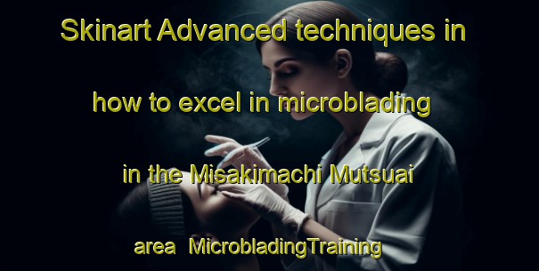 Skinart Advanced techniques in how to excel in microblading in the Misakimachi Mutsuai area | MicrobladingTraining | MicrobladingClasses | SkinartTraining-Japan
