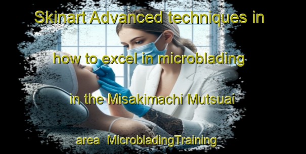 Skinart Advanced techniques in how to excel in microblading in the Misakimachi Mutsuai area | MicrobladingTraining | MicrobladingClasses | SkinartTraining-Japan
