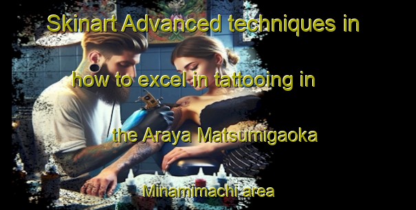 Skinart Advanced techniques in how to excel in tattooing in the Araya Matsumigaoka Minamimachi area | TattooTraining | TattooClasses | SkinartTraining-Japan