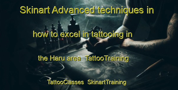 Skinart Advanced techniques in how to excel in tattooing in the Haru area | TattooTraining | TattooClasses | SkinartTraining-Japan
