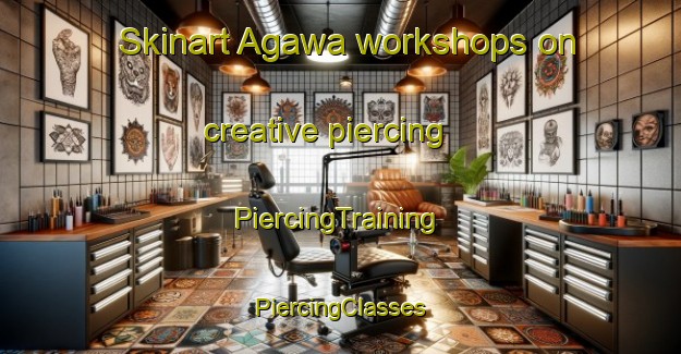 Skinart Agawa workshops on creative piercing | #PiercingTraining #PiercingClasses #SkinartTraining-Japan