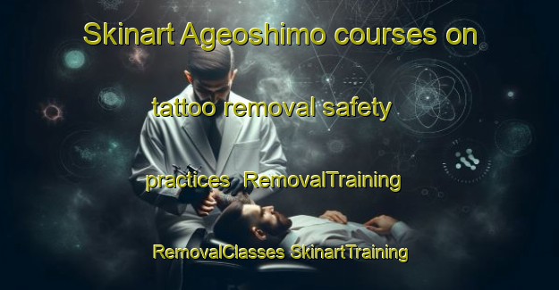 Skinart Ageoshimo courses on tattoo removal safety practices | #RemovalTraining #RemovalClasses #SkinartTraining-Japan