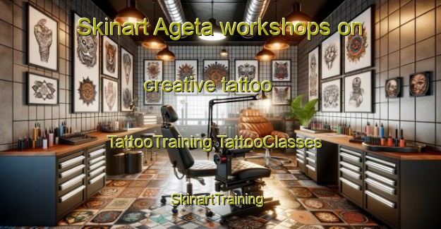 Skinart Ageta workshops on creative tattoo | #TattooTraining #TattooClasses #SkinartTraining-Japan