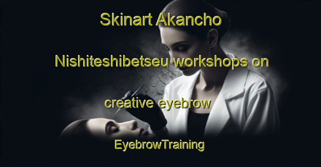 Skinart Akancho Nishiteshibetseu workshops on creative eyebrow | EyebrowTraining | EyebrowClasses | SkinartTraining-Japan