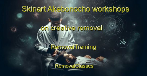 Skinart Akebonocho workshops on creative removal | RemovalTraining | RemovalClasses | SkinartTraining-Japan