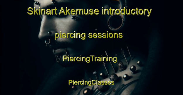 Skinart Akemuse introductory piercing sessions | #PiercingTraining #PiercingClasses #SkinartTraining-Japan