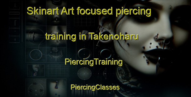 Skinart Art-focused piercing training in Takenoharu | #PiercingTraining #PiercingClasses #SkinartTraining-Japan