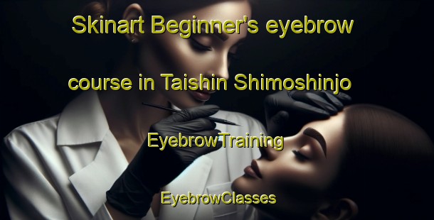 Skinart Beginner's eyebrow course in Taishin Shimoshinjo | EyebrowTraining | EyebrowClasses | SkinartTraining-Japan