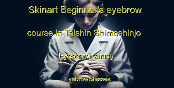 Skinart Beginner's eyebrow course in Taishin Shimoshinjo | EyebrowTraining | EyebrowClasses | SkinartTraining-Japan