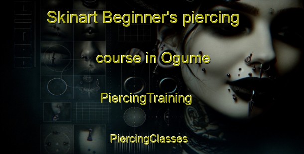Skinart Beginner's piercing course in Ogume | PiercingTraining | PiercingClasses | SkinartTraining-Japan
