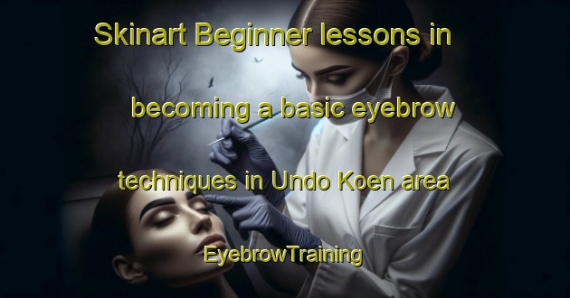 Skinart Beginner lessons in becoming a basic eyebrow techniques in Undo Koen area | EyebrowTraining | EyebrowClasses | SkinartTraining-Japan