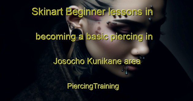 Skinart Beginner lessons in becoming a basic piercing in Josocho Kunikane area | PiercingTraining | PiercingClasses | SkinartTraining-Japan