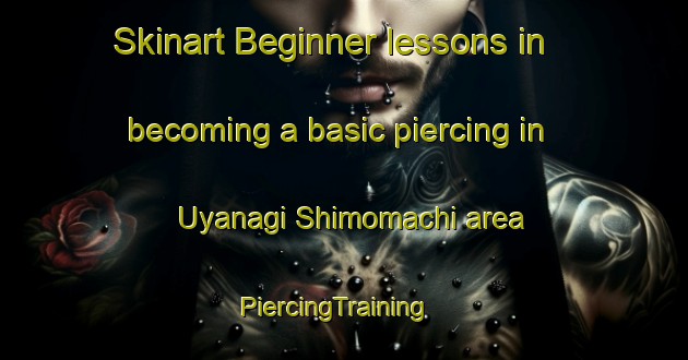 Skinart Beginner lessons in becoming a basic piercing in Uyanagi Shimomachi area | PiercingTraining | PiercingClasses | SkinartTraining-Japan