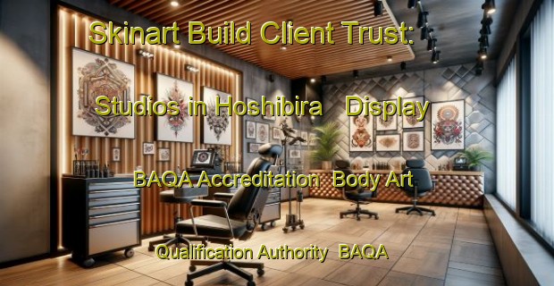 Skinart Build Client Trust: Studios in Hoshibira - Display BAQA Accreditation | Body Art Qualification Authority | BAQA-Japan