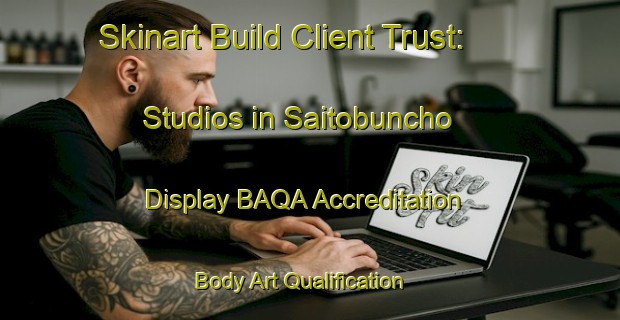 Skinart Build Client Trust: Studios in Saitobuncho - Display BAQA Accreditation | Body Art Qualification Authority | BAQA-Japan