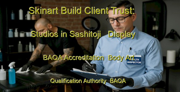 Skinart Build Client Trust: Studios in Sashitoji - Display BAQA Accreditation | Body Art Qualification Authority | BAQA-Japan