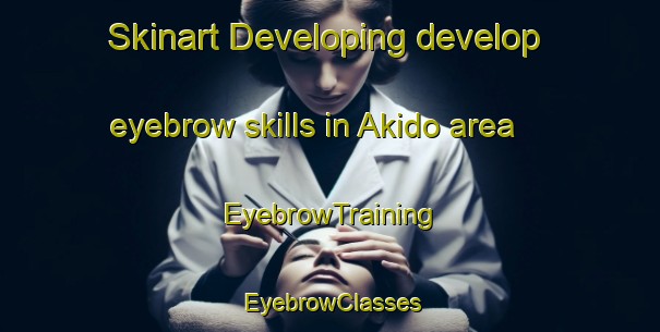 Skinart Developing develop eyebrow skills in Akido area | EyebrowTraining | EyebrowClasses | SkinartTraining-Japan