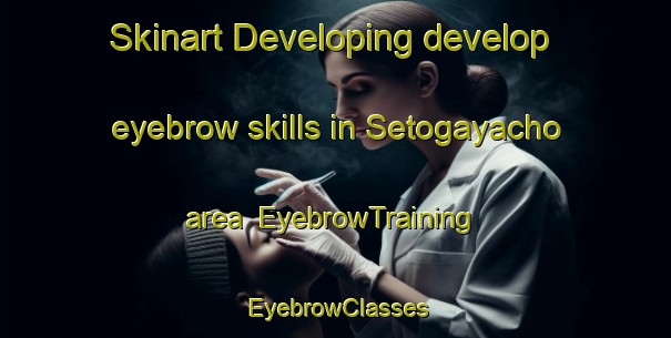 Skinart Developing develop eyebrow skills in Setogayacho area | EyebrowTraining | EyebrowClasses | SkinartTraining-Japan