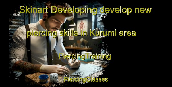 Skinart Developing develop new piercing skills in Kurumi area | #PiercingTraining #PiercingClasses #SkinartTraining-Japan