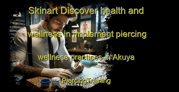 Skinart Discover health and wellness in implement piercing wellness practices in Akuya | PiercingTraining | PiercingClasses | SkinartTraining-Japan