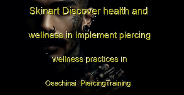Skinart Discover health and wellness in implement piercing wellness practices in Osachinai | PiercingTraining | PiercingClasses | SkinartTraining-Japan