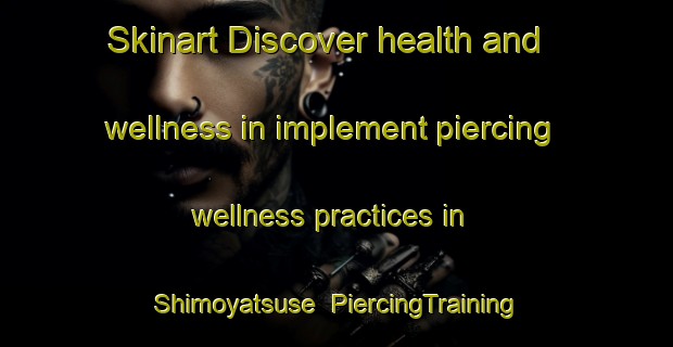 Skinart Discover health and wellness in implement piercing wellness practices in Shimoyatsuse | PiercingTraining | PiercingClasses | SkinartTraining-Japan