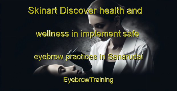 Skinart Discover health and wellness in implement safe eyebrow practices in Sanarudai | EyebrowTraining | EyebrowClasses | SkinartTraining-Japan