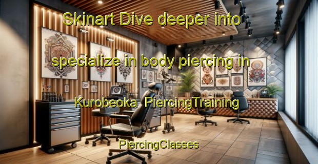 Skinart Dive deeper into specialize in body piercing in Kurobeoka | #PiercingTraining #PiercingClasses #SkinartTraining-Japan