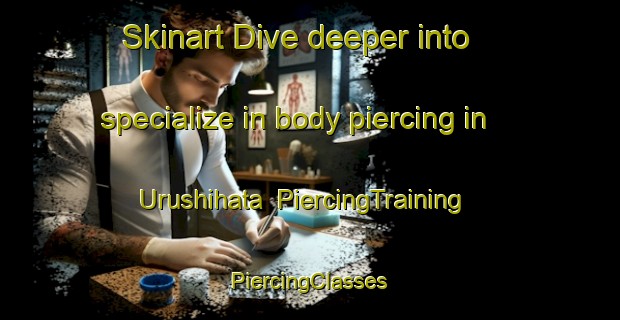 Skinart Dive deeper into specialize in body piercing in Urushihata | #PiercingTraining #PiercingClasses #SkinartTraining-Japan