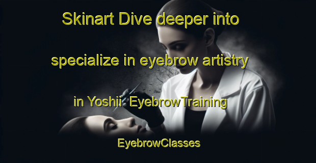 Skinart Dive deeper into specialize in eyebrow artistry in Yoshii | EyebrowTraining | EyebrowClasses | SkinartTraining-Japan