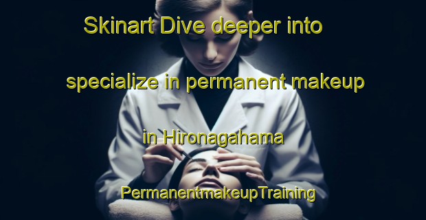 Skinart Dive deeper into specialize in permanent makeup in Hironagahama | PermanentmakeupTraining | PermanentmakeupClasses | SkinartTraining-Japan