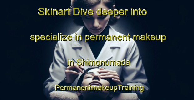 Skinart Dive deeper into specialize in permanent makeup in Shimonumada | PermanentmakeupTraining | PermanentmakeupClasses | SkinartTraining-Japan