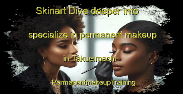 Skinart Dive deeper into specialize in permanent makeup in Takueimachi | PermanentmakeupTraining | PermanentmakeupClasses | SkinartTraining-Japan
