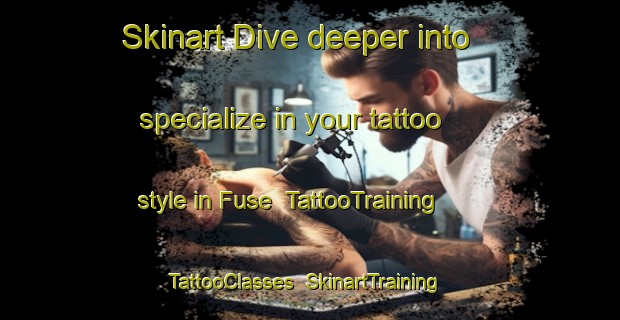 Skinart Dive deeper into specialize in your tattoo style in Fuse | TattooTraining | TattooClasses | SkinartTraining-Japan