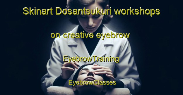 Skinart Dosantsukuri workshops on creative eyebrow | EyebrowTraining | EyebrowClasses | SkinartTraining-Japan
